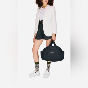 Marc Jacobs Black Quilted Tote Bag with Textured Design